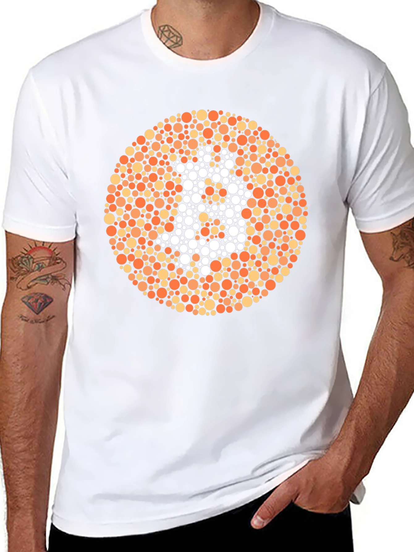Bitcoin Colorblindness Test T-Shirt