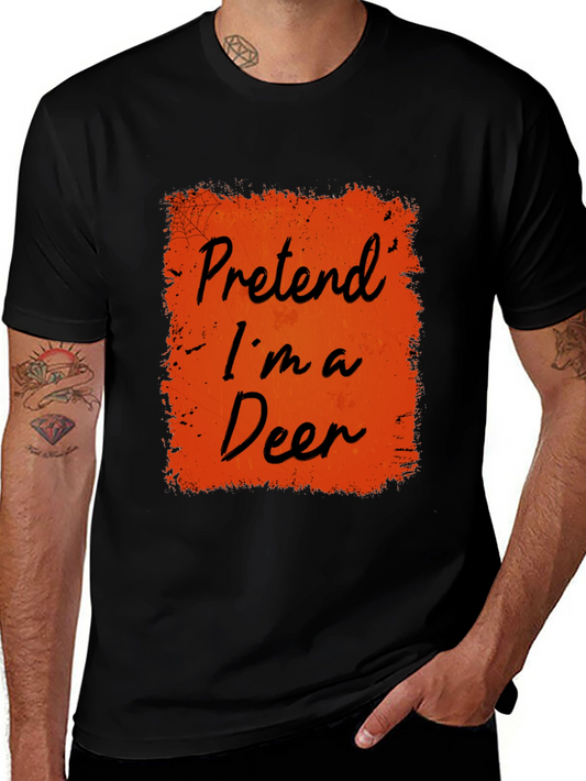 Pretend Im A Deer Halloween Costume T-Shirt