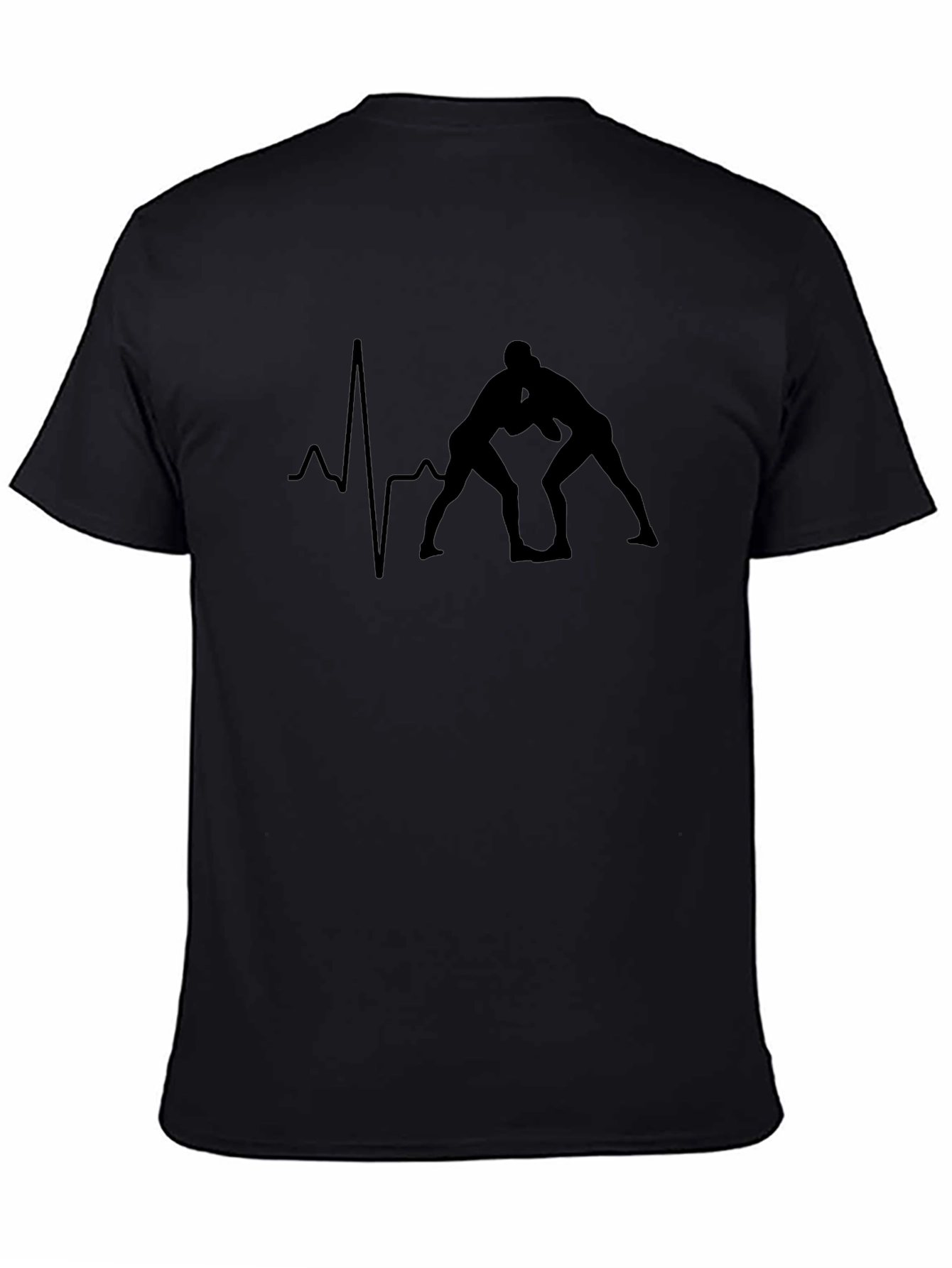 Wrestling Heartbeat T-Shirt - Wrestler Tee