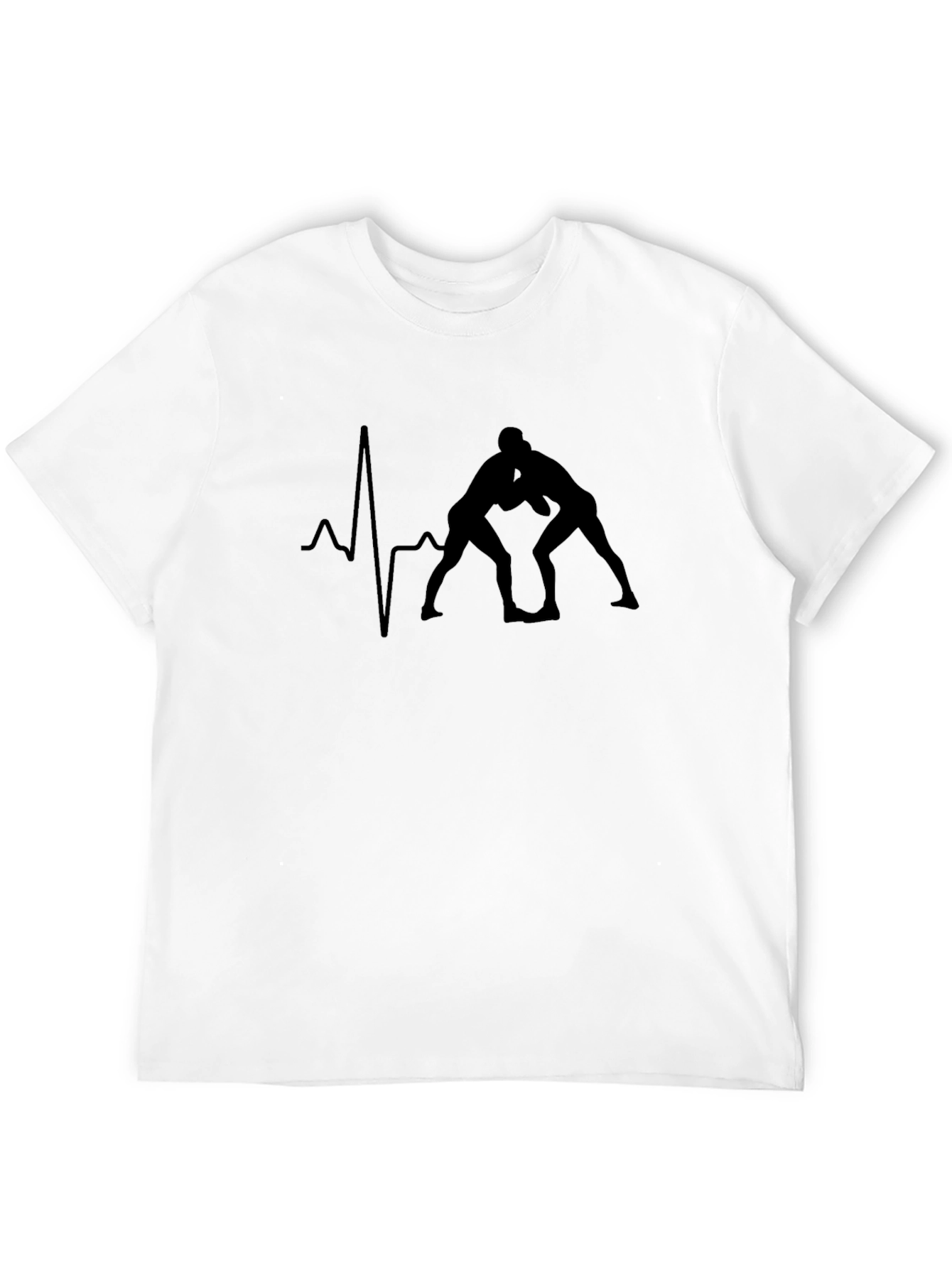 Wrestling Heartbeat T-Shirt - Wrestler Tee