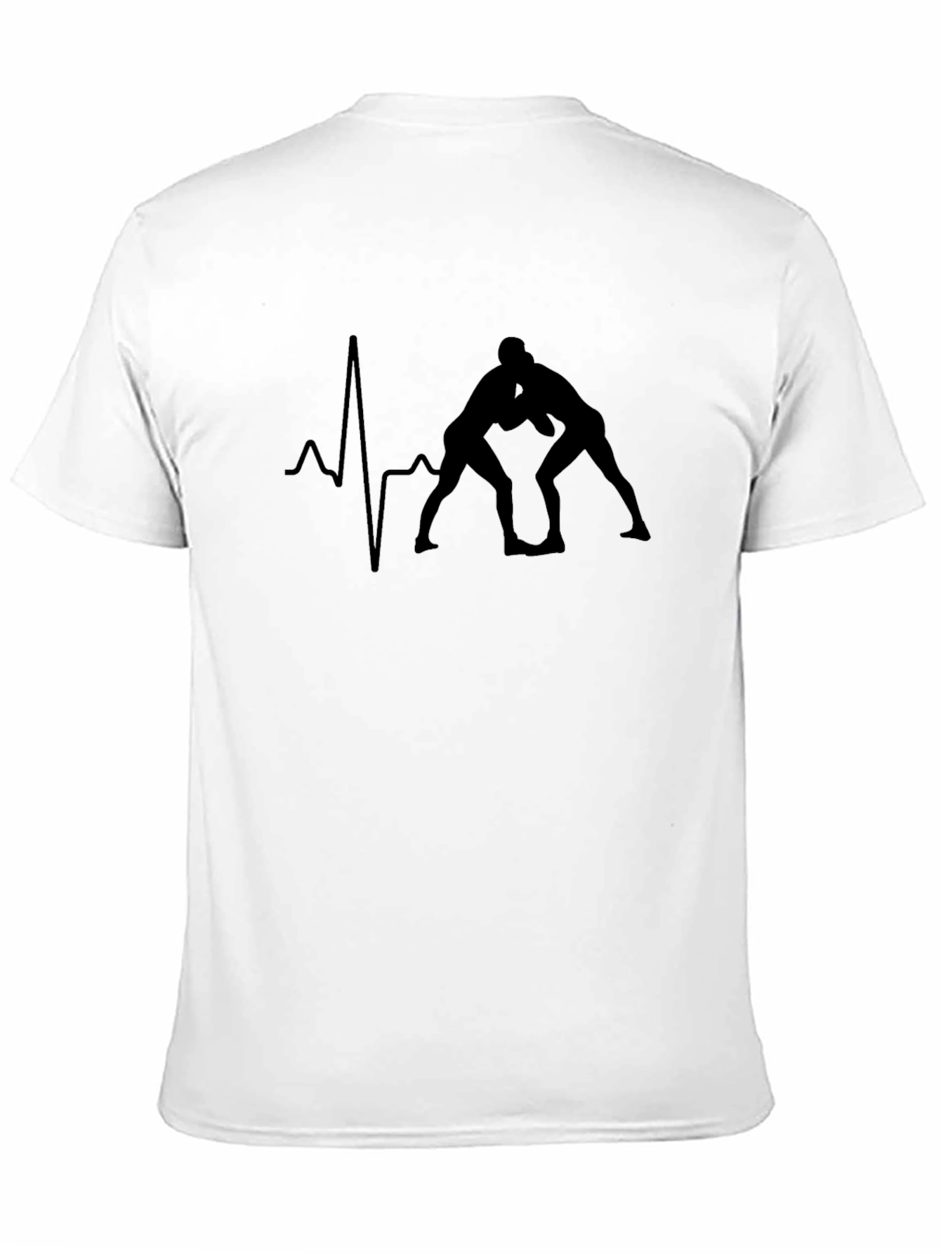 Wrestling Heartbeat T-Shirt - Wrestler Tee