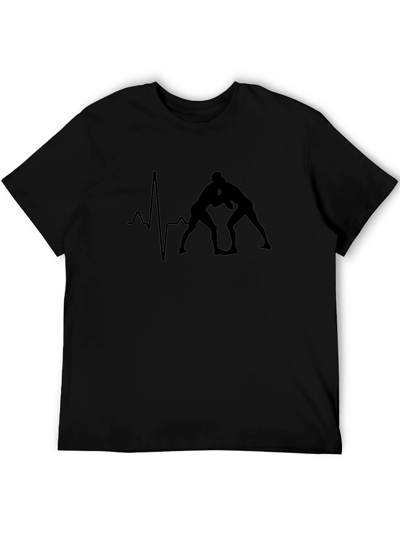 Wrestling Heartbeat T-Shirt - Wrestler Tee