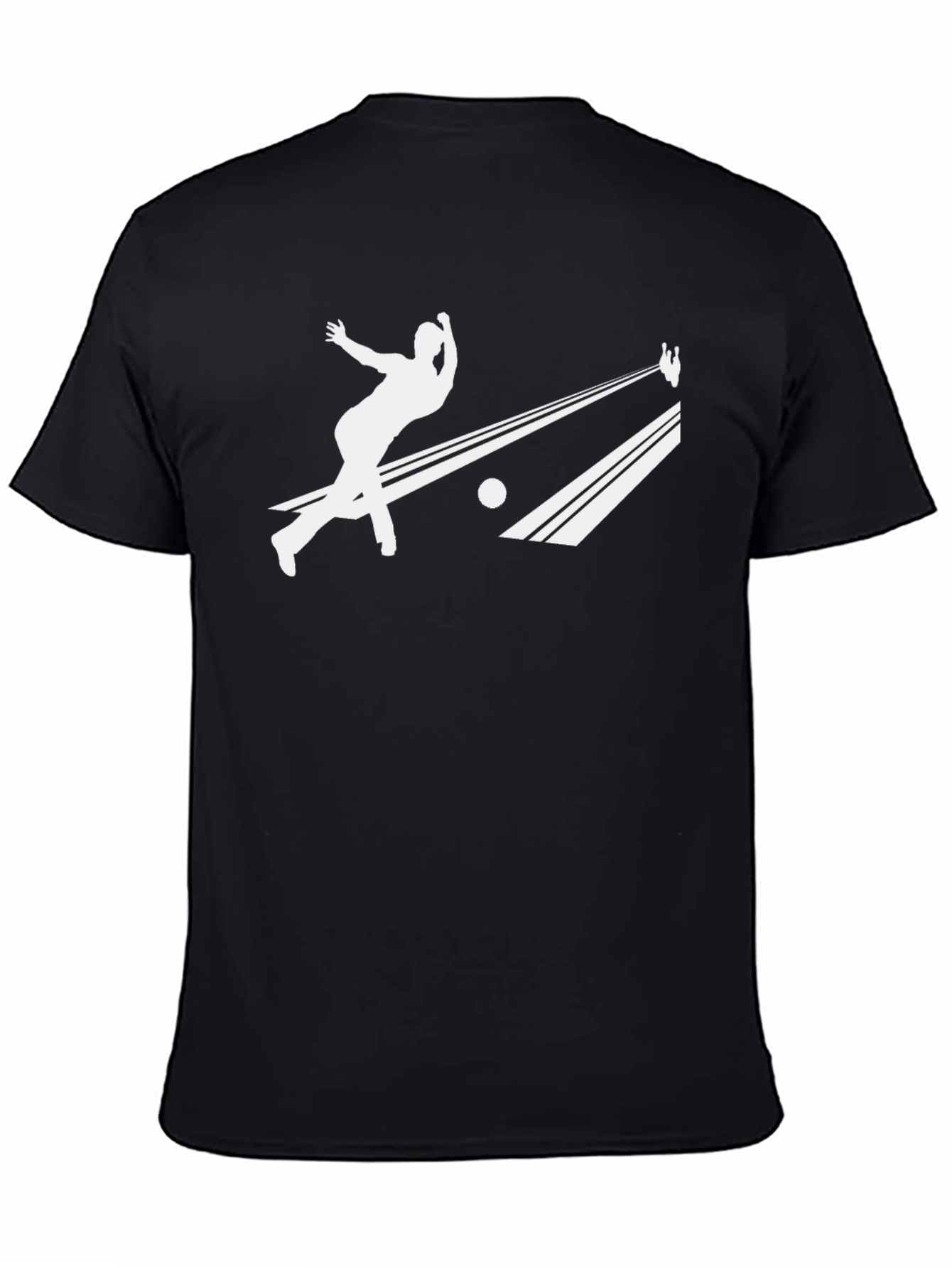 Bowling Strike Graphic Tee - Classic Style