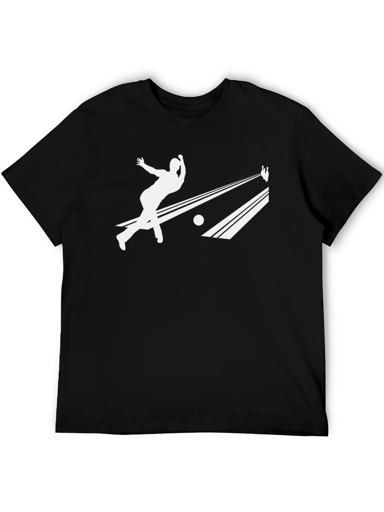 Bowling Strike Graphic Tee - Classic Style