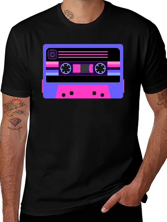 Retro Cassette Tape Graphic T-Shirt