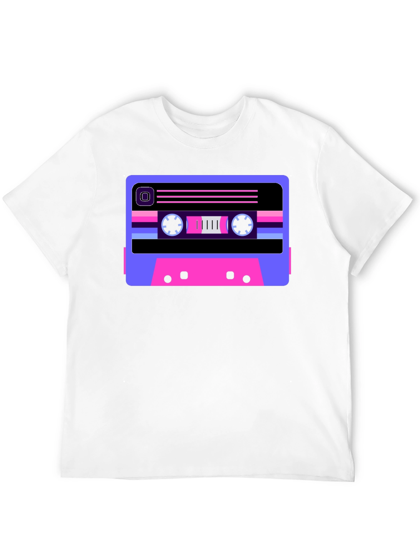Retro Cassette Tape Graphic T-Shirt