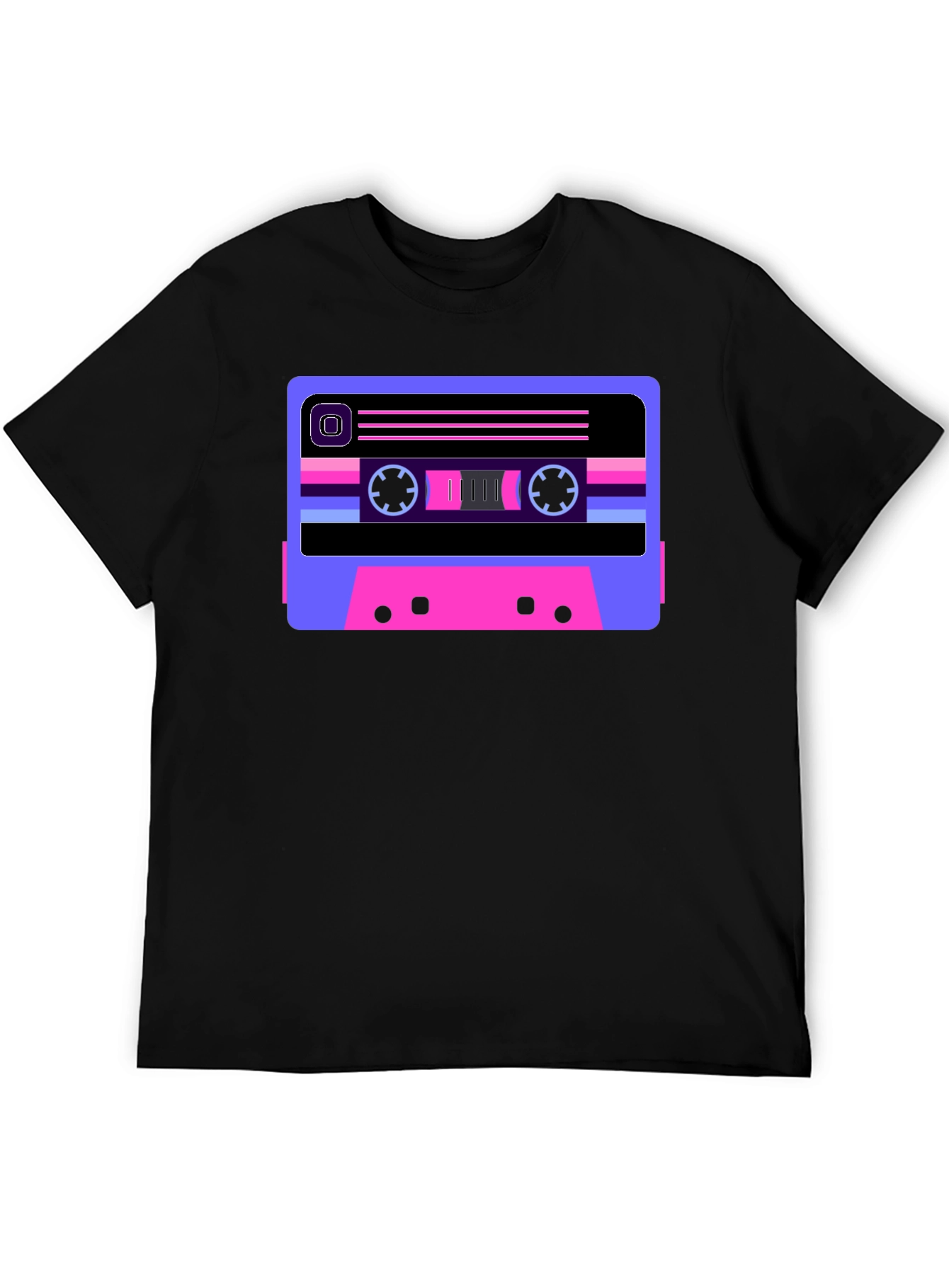 Retro Cassette Tape Graphic T-Shirt