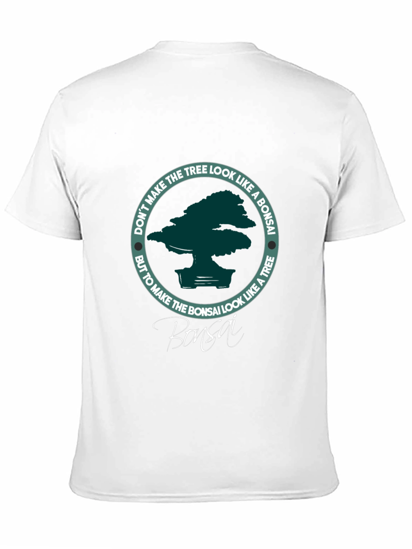 Bonsai Tree Graphic Tee - Mens Black T-Shirt
