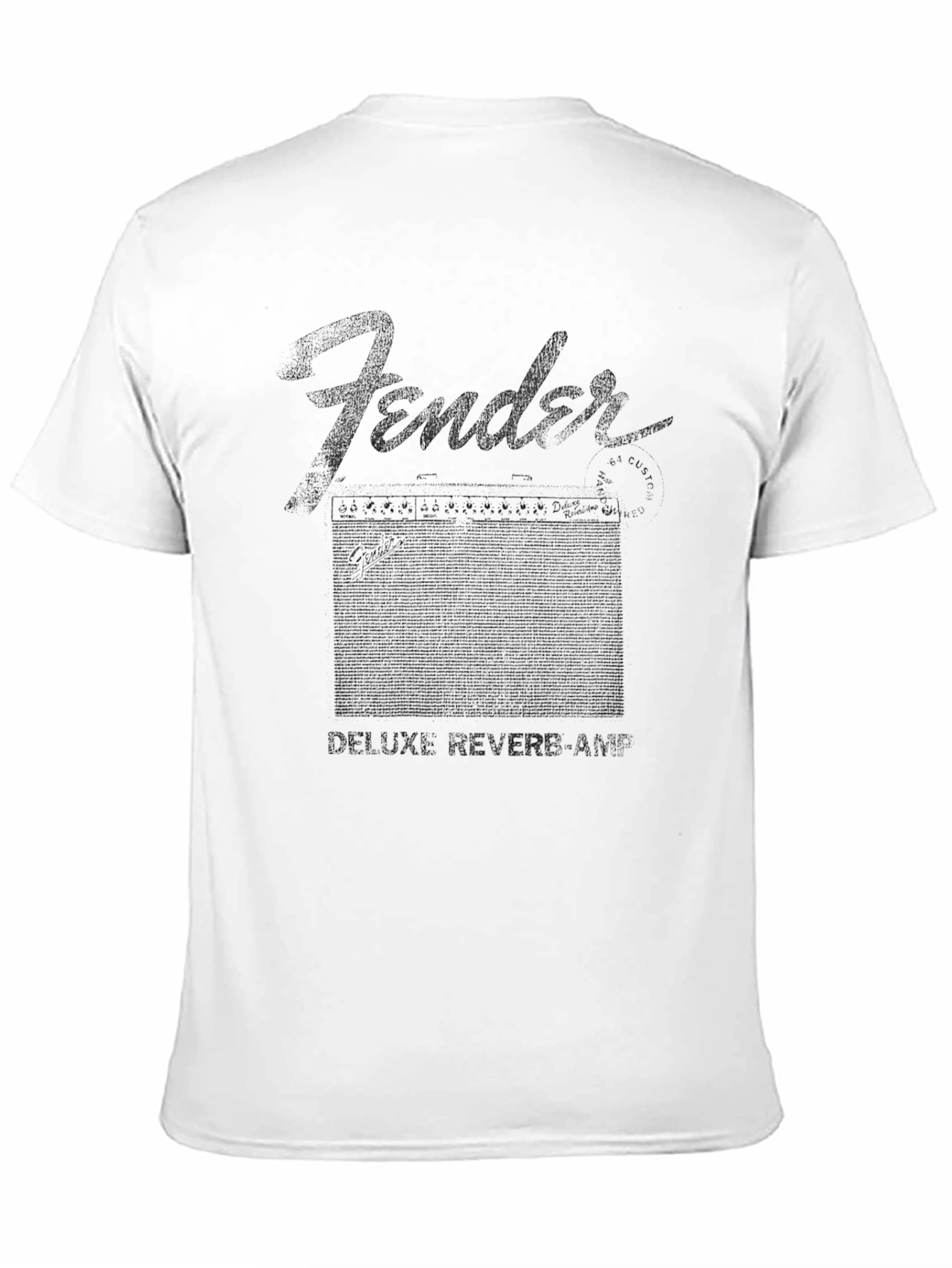 Fender Deluxe Reverb Amp Black T-Shirt