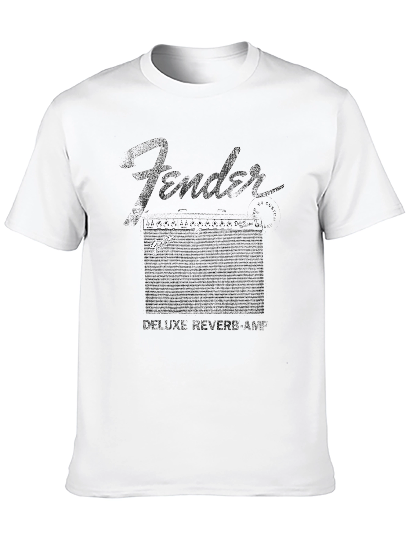 Fender Deluxe Reverb Amp Black T-Shirt