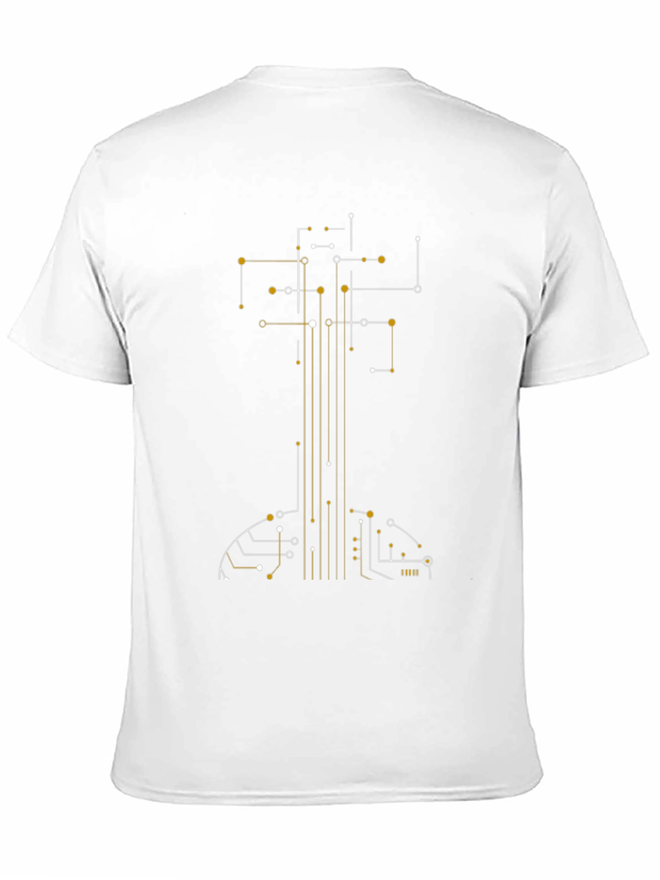 Circuit Guitar Graphic Tee - Modern Musician Style