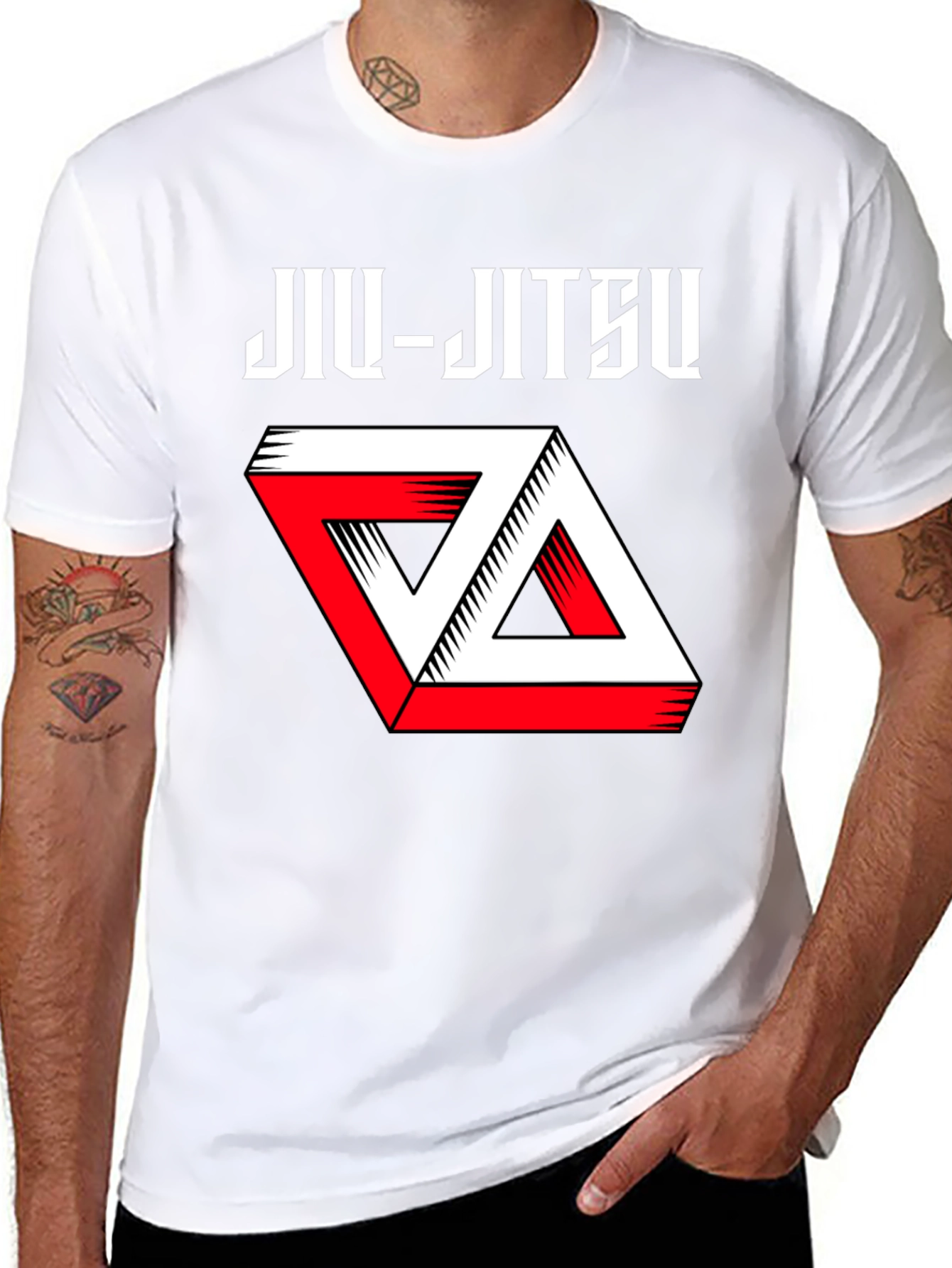 Jiu-Jitsu Impossible Triangle Graphic Tee