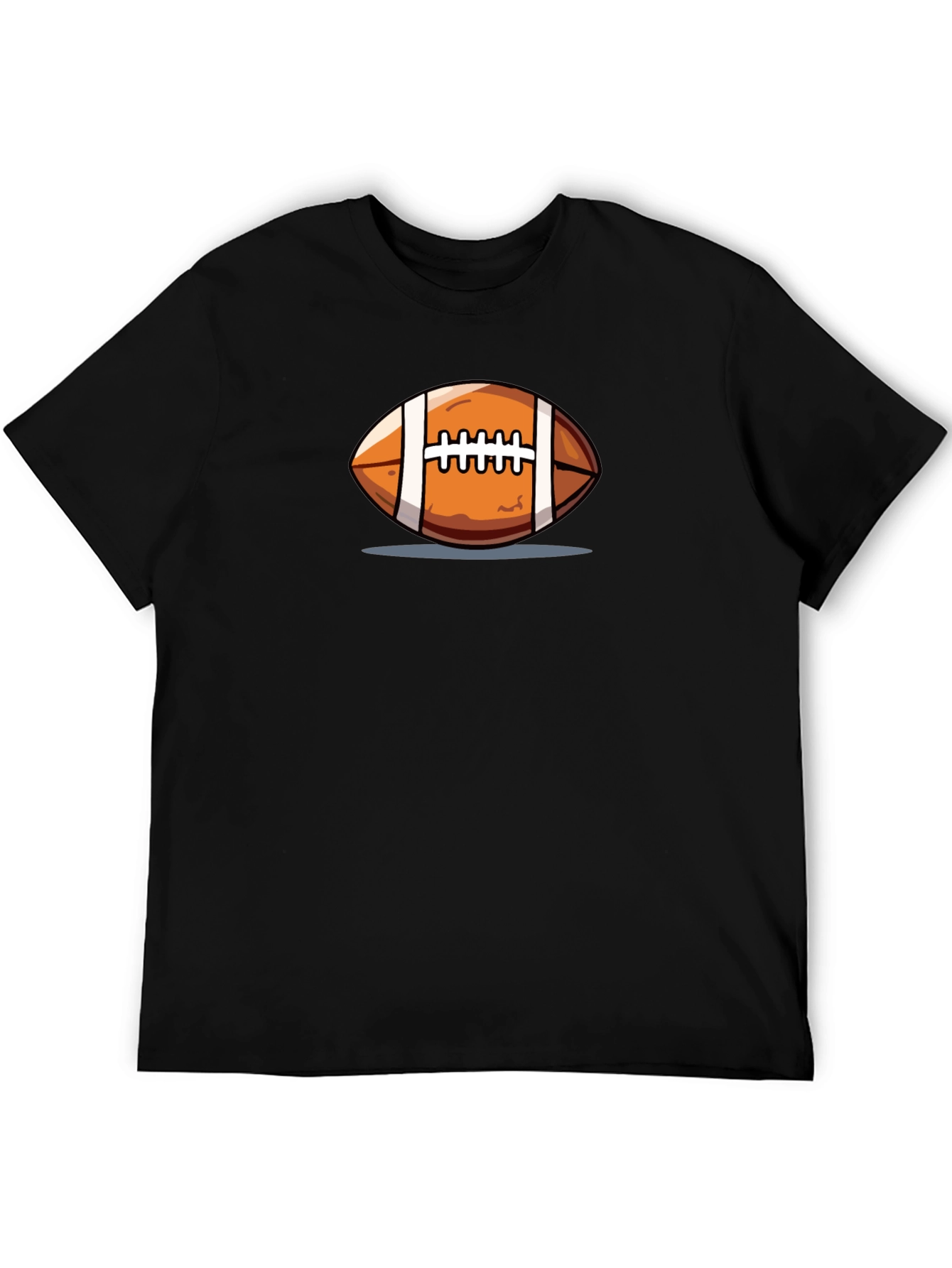 Football Graphic Black T-Shirt