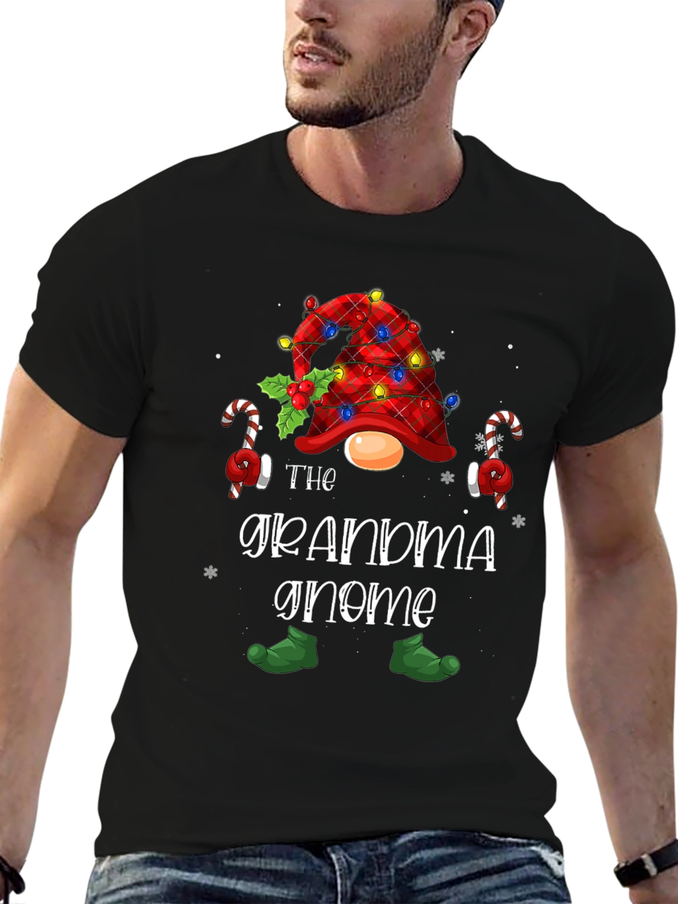 Grandma Gnome Christmas T-Shirt