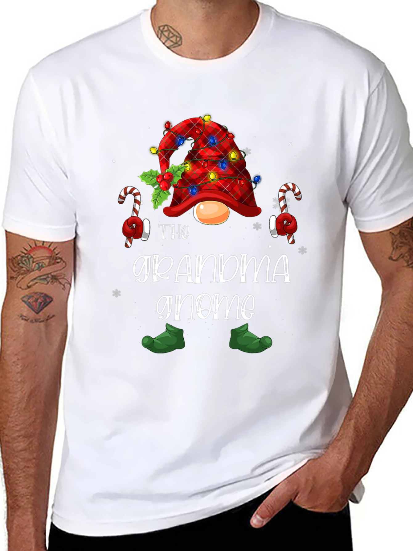 Grandma Gnome Christmas T-Shirt