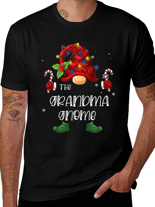 Grandma Gnome Christmas T-Shirt
