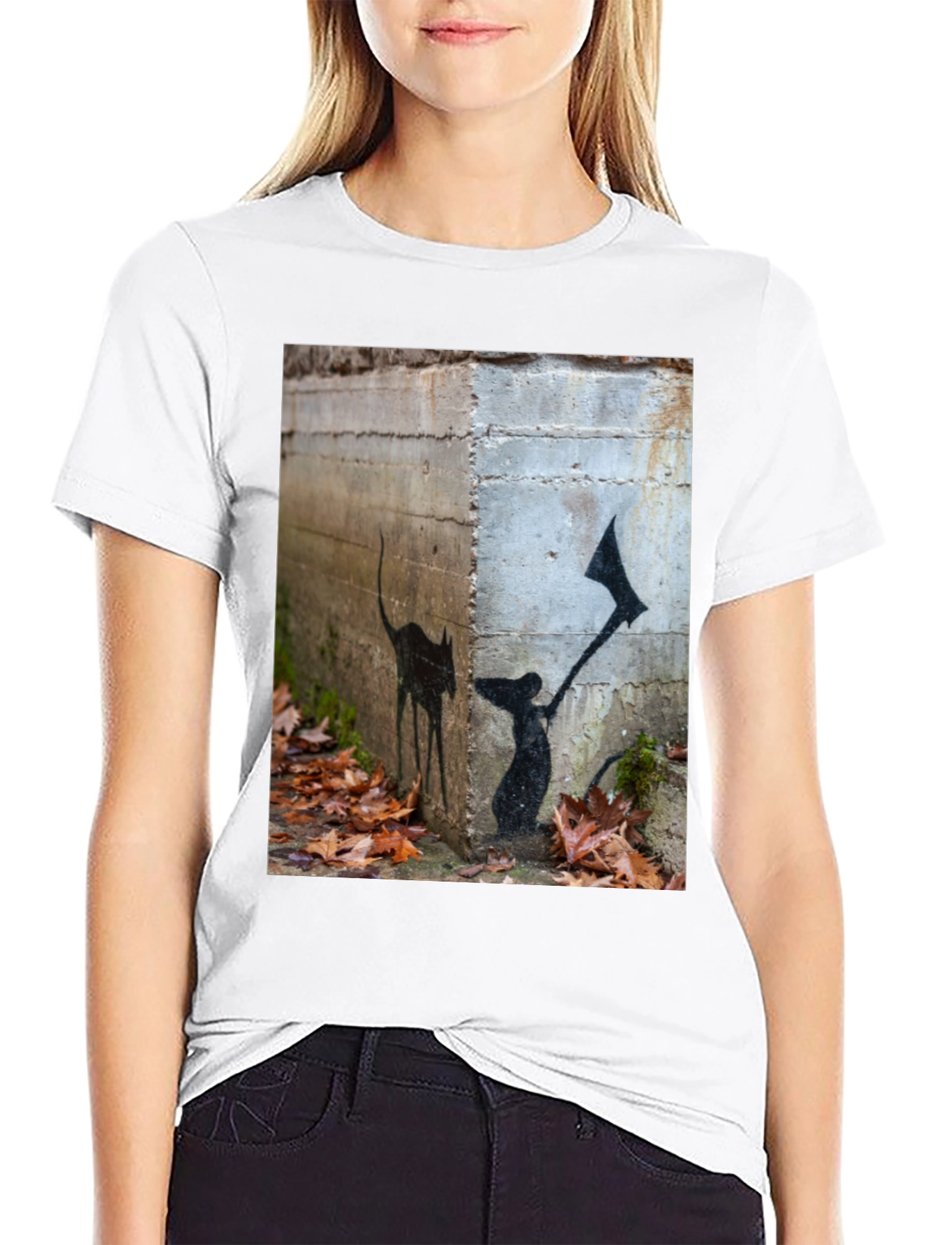Banksy Rat T-Shirt - Urban Street Art Style