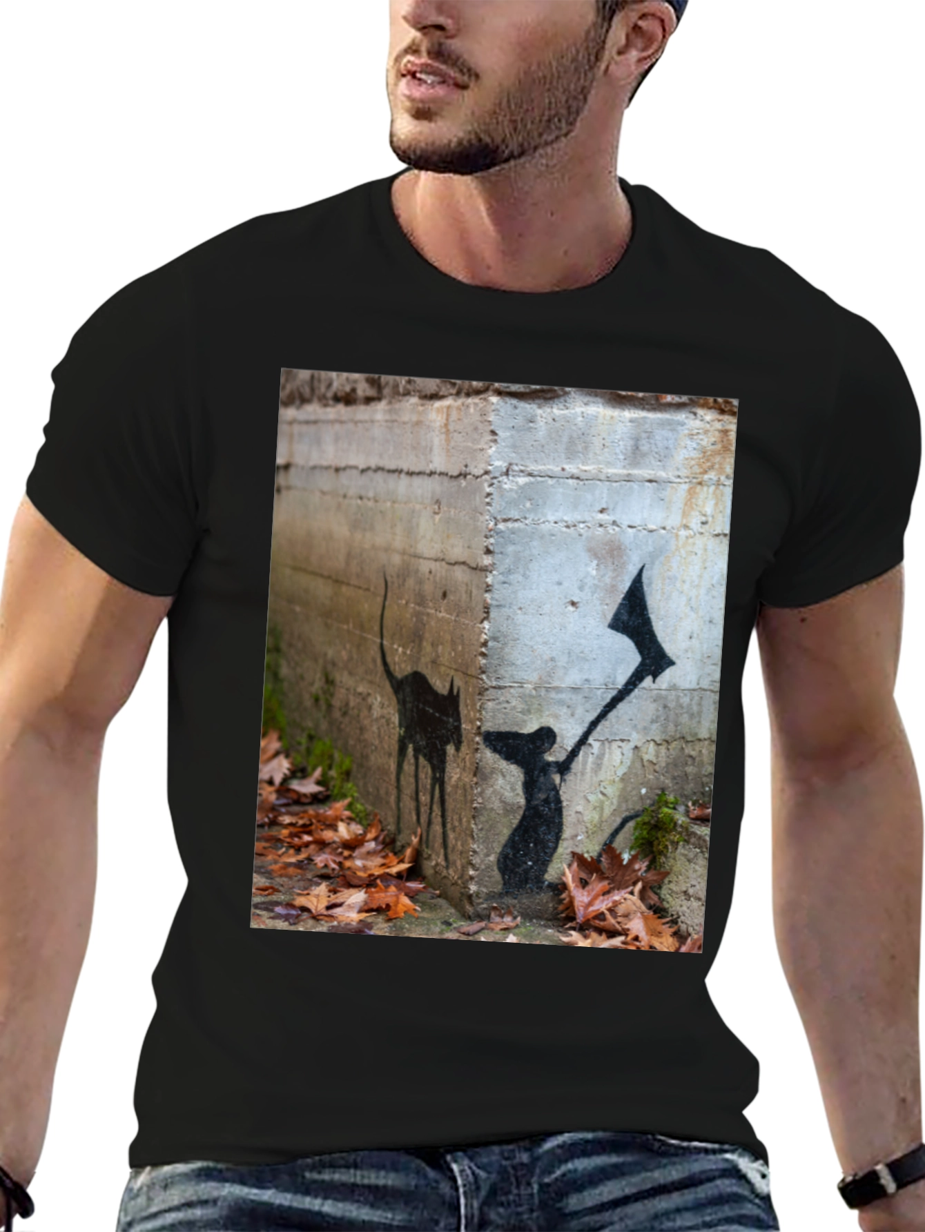 Banksy Rat T-Shirt - Urban Street Art Style