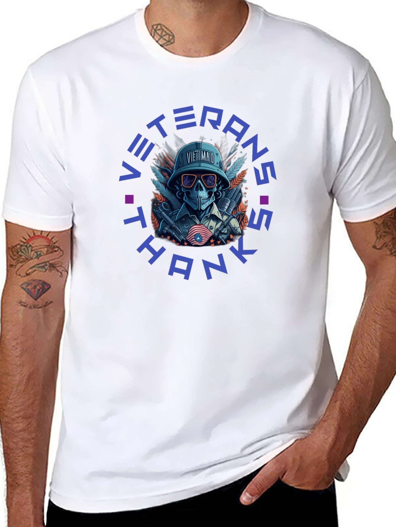 Veterans Thank You Graphic T-Shirt