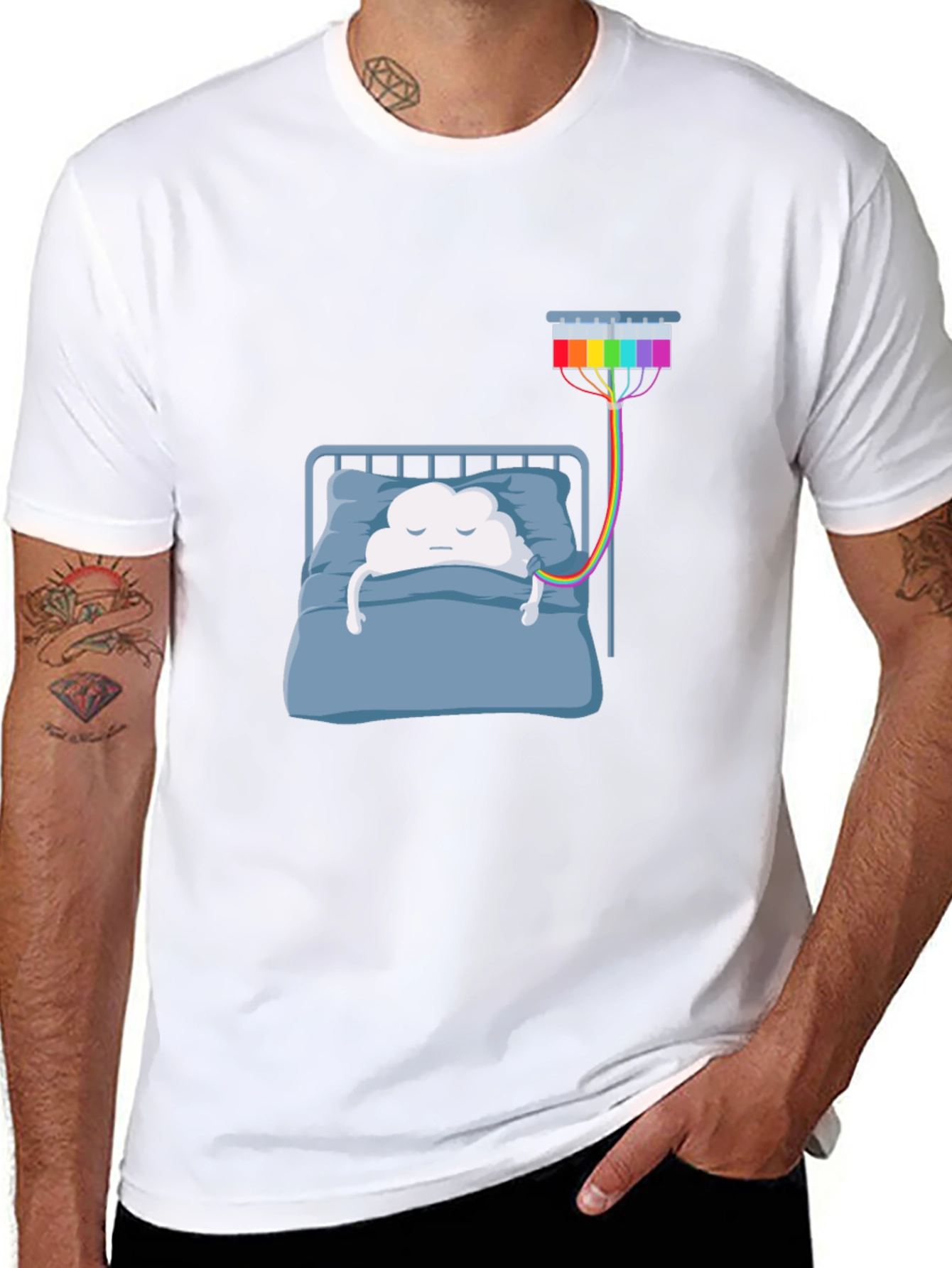 Dreamy Cloud Graphic T-Shirt