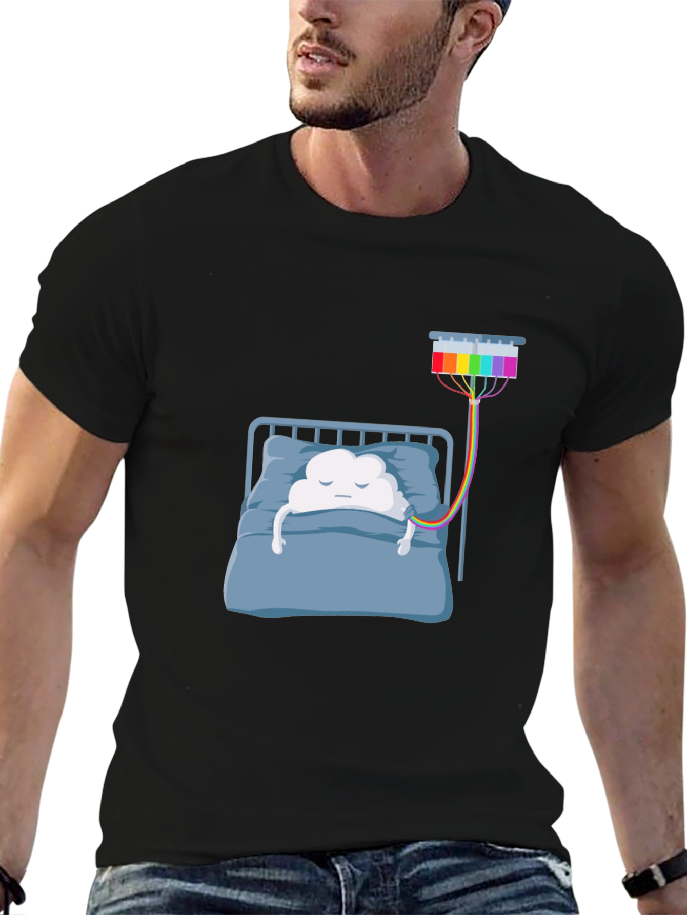 Dreamy Cloud Graphic T-Shirt