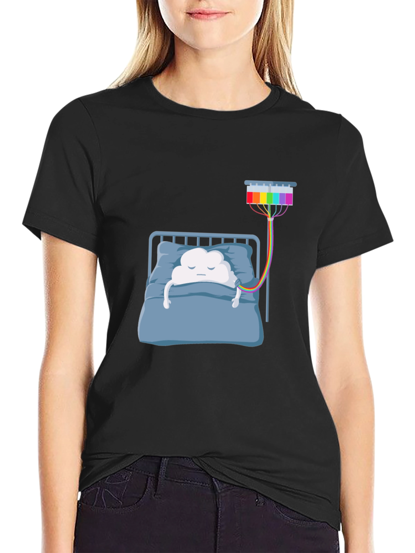 Dreamy Cloud Graphic T-Shirt