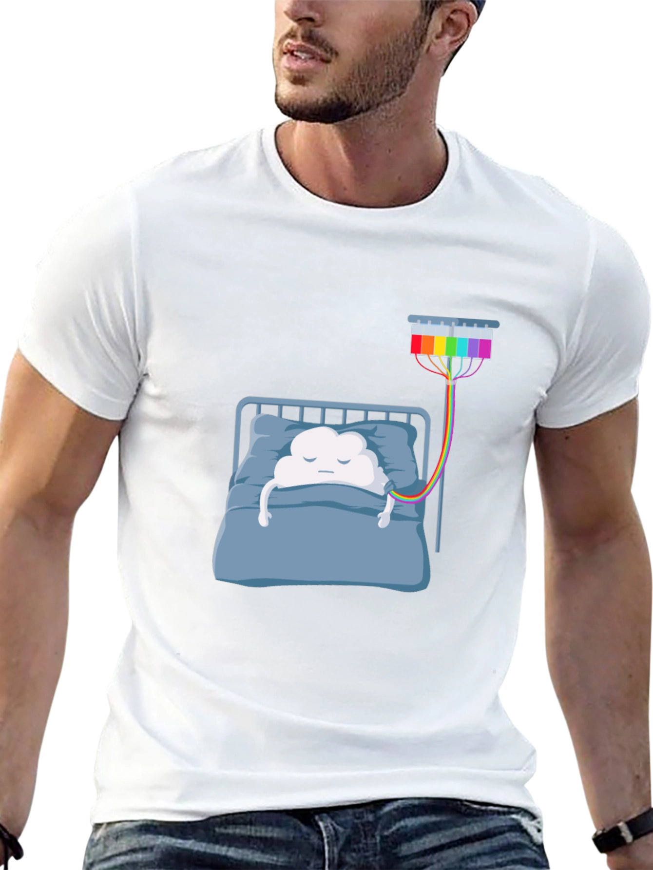 Dreamy Cloud Graphic T-Shirt