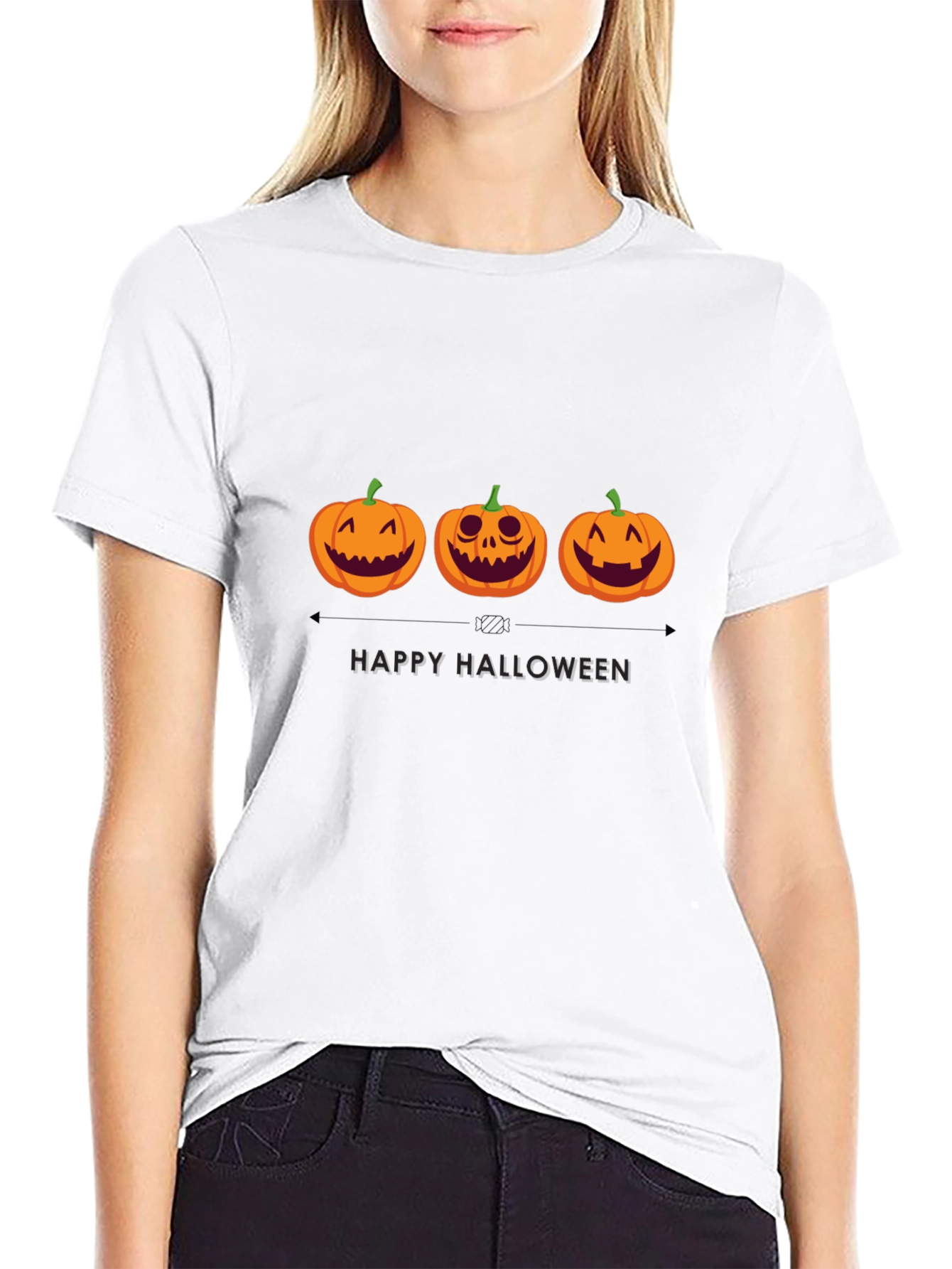 Halloween Pumpkin T-Shirt - Spooky Season Tee