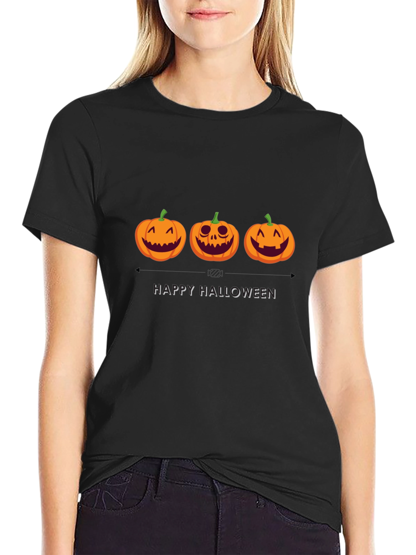 Halloween Pumpkin T-Shirt - Spooky Season Tee