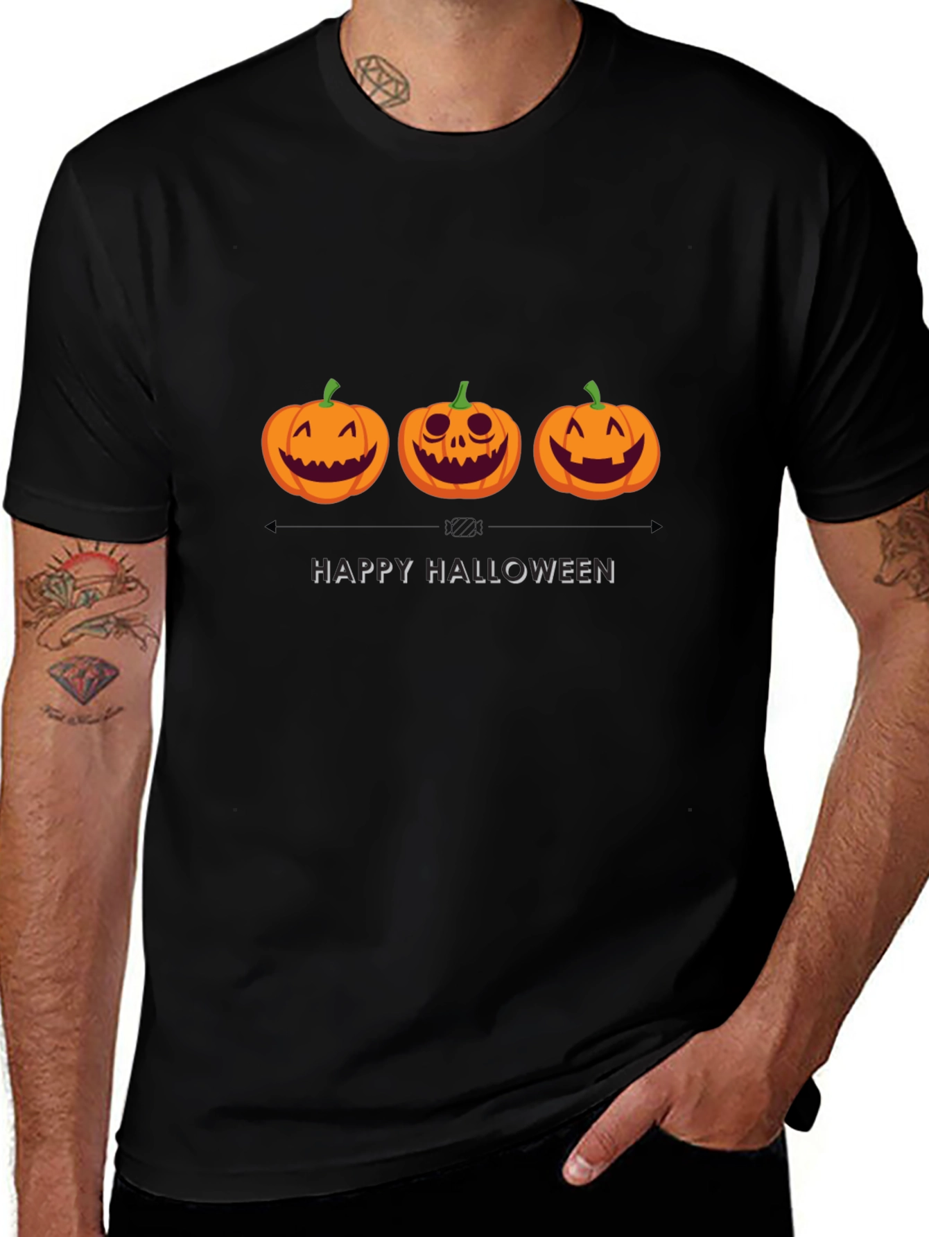 Halloween Pumpkin T-Shirt - Spooky Season Tee