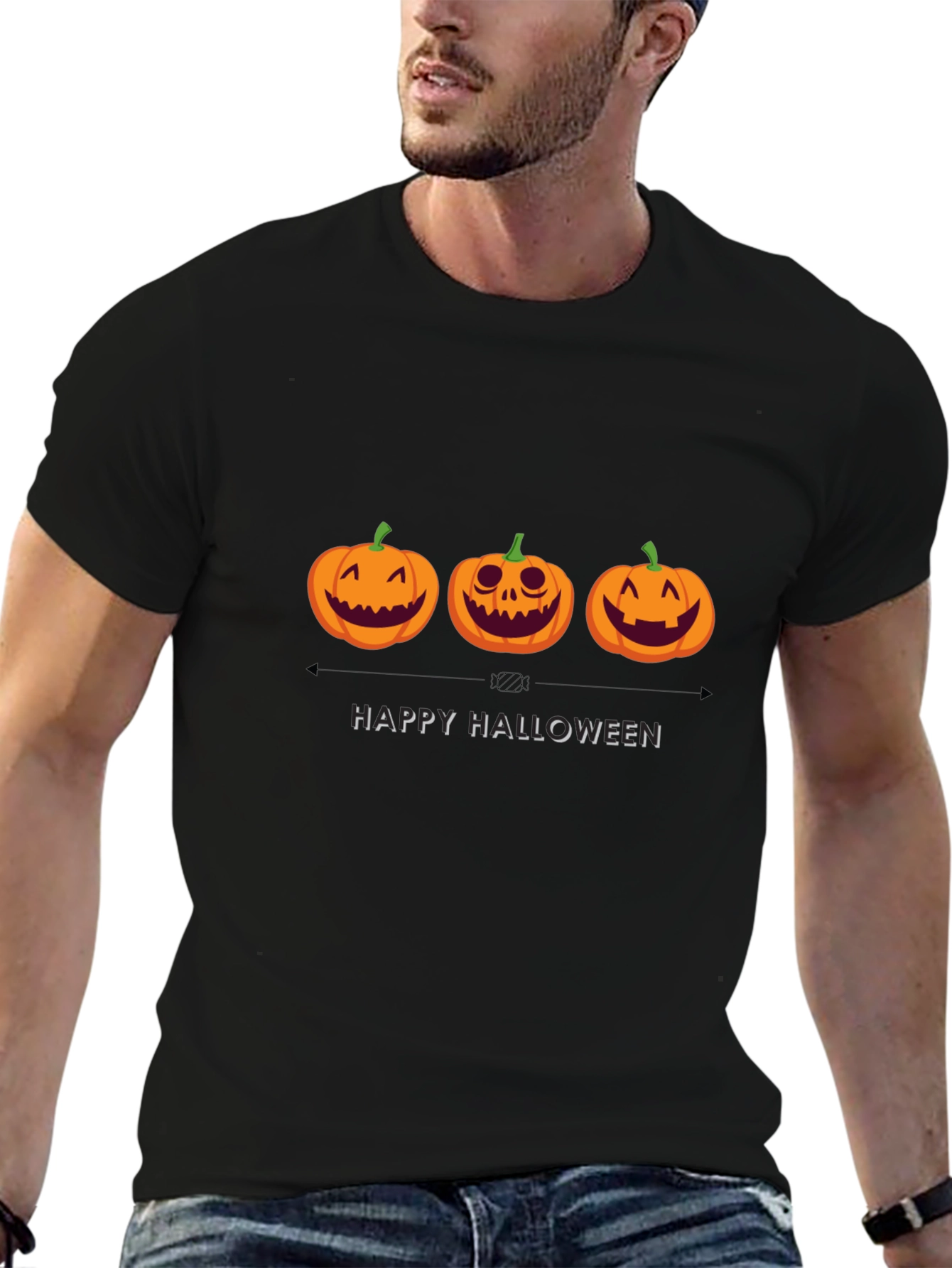 Halloween Pumpkin T-Shirt - Spooky Season Tee