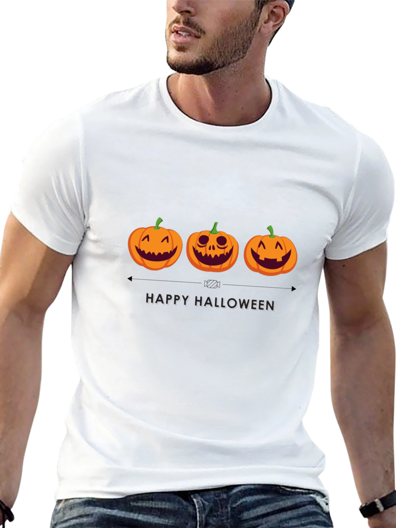 Halloween Pumpkin T-Shirt - Spooky Season Tee
