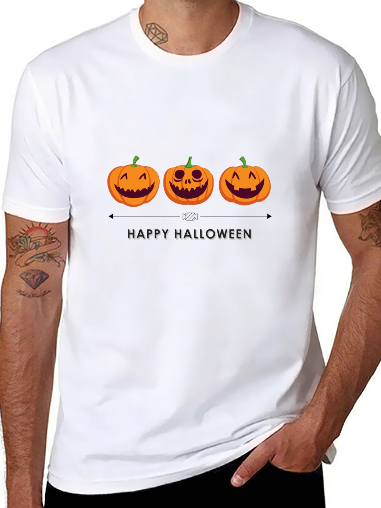 Halloween Pumpkin T-Shirt - Spooky Season Tee