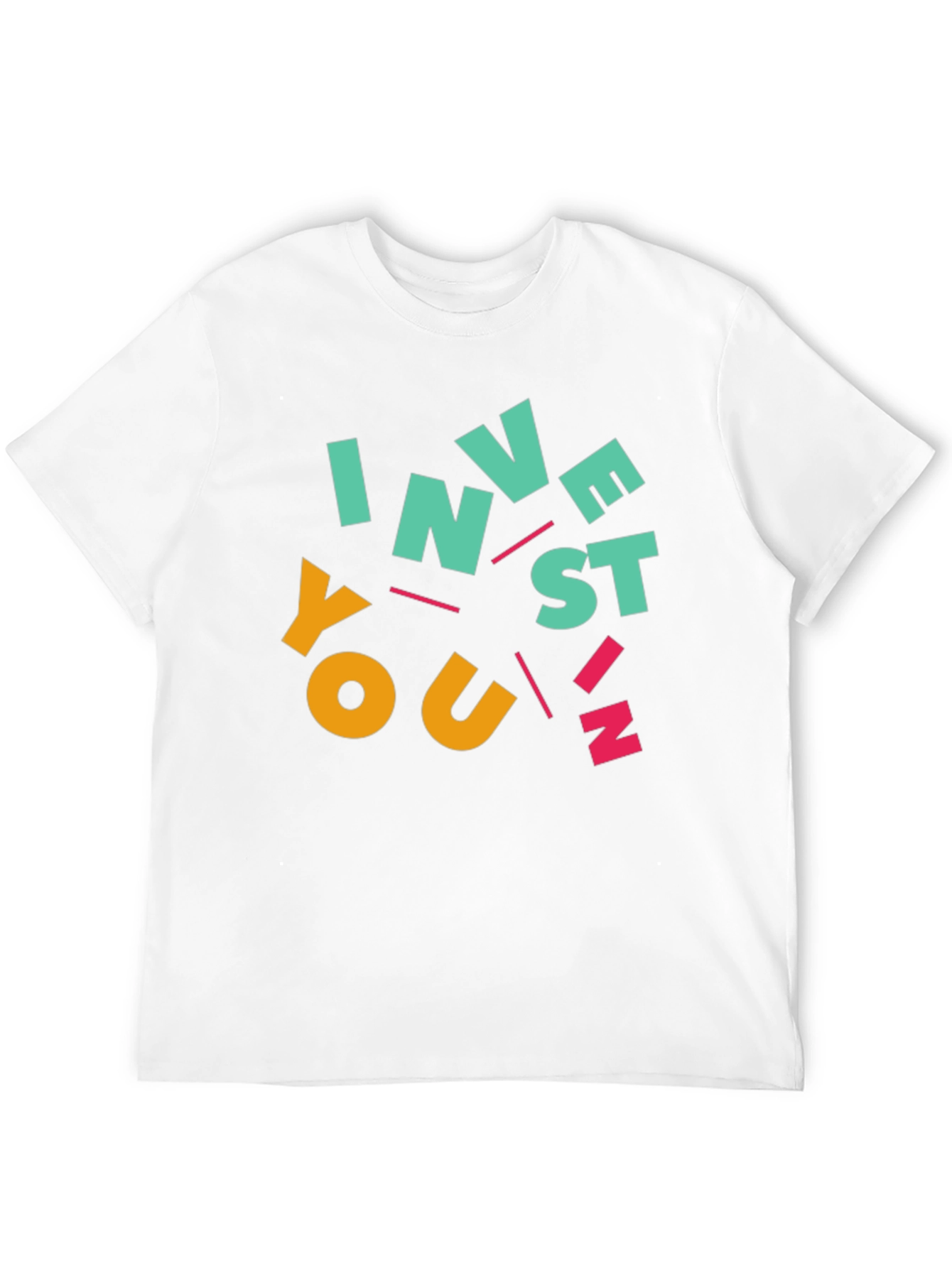 Invest In You Graphic Tee - Black Cotton T-Shirt