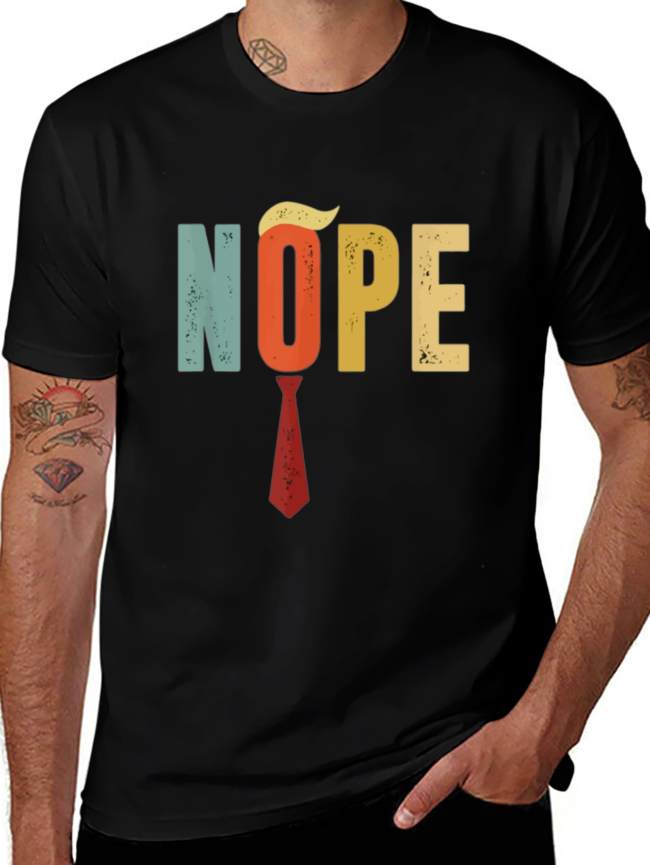 Nope Political Humor T-Shirt