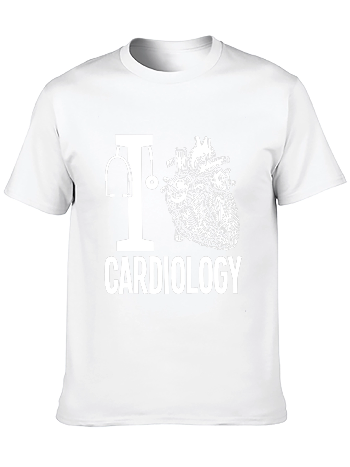 I Heart Cardiology T-Shirt - Medical Profession Tee