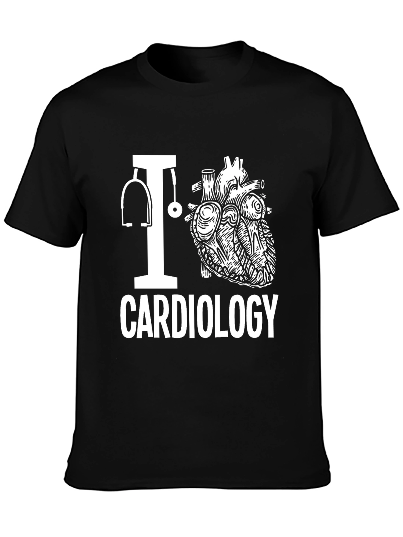 I Heart Cardiology T-Shirt - Medical Profession Tee