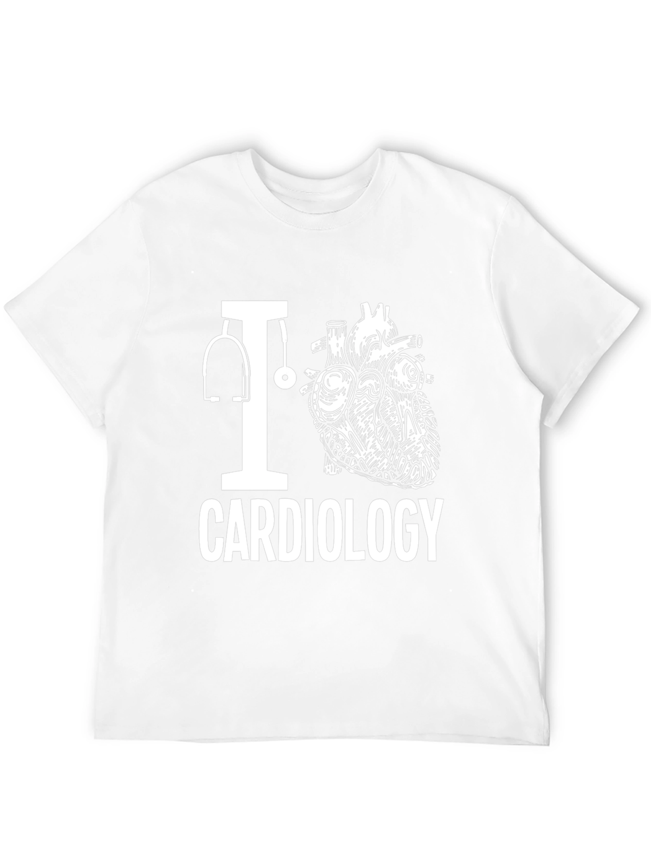 I Heart Cardiology T-Shirt - Medical Profession Tee