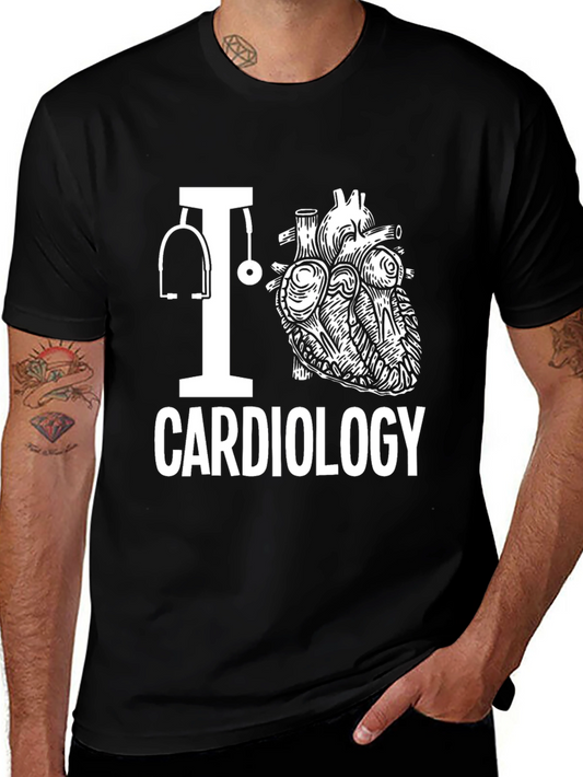 I Heart Cardiology T-Shirt - Medical Profession Tee
