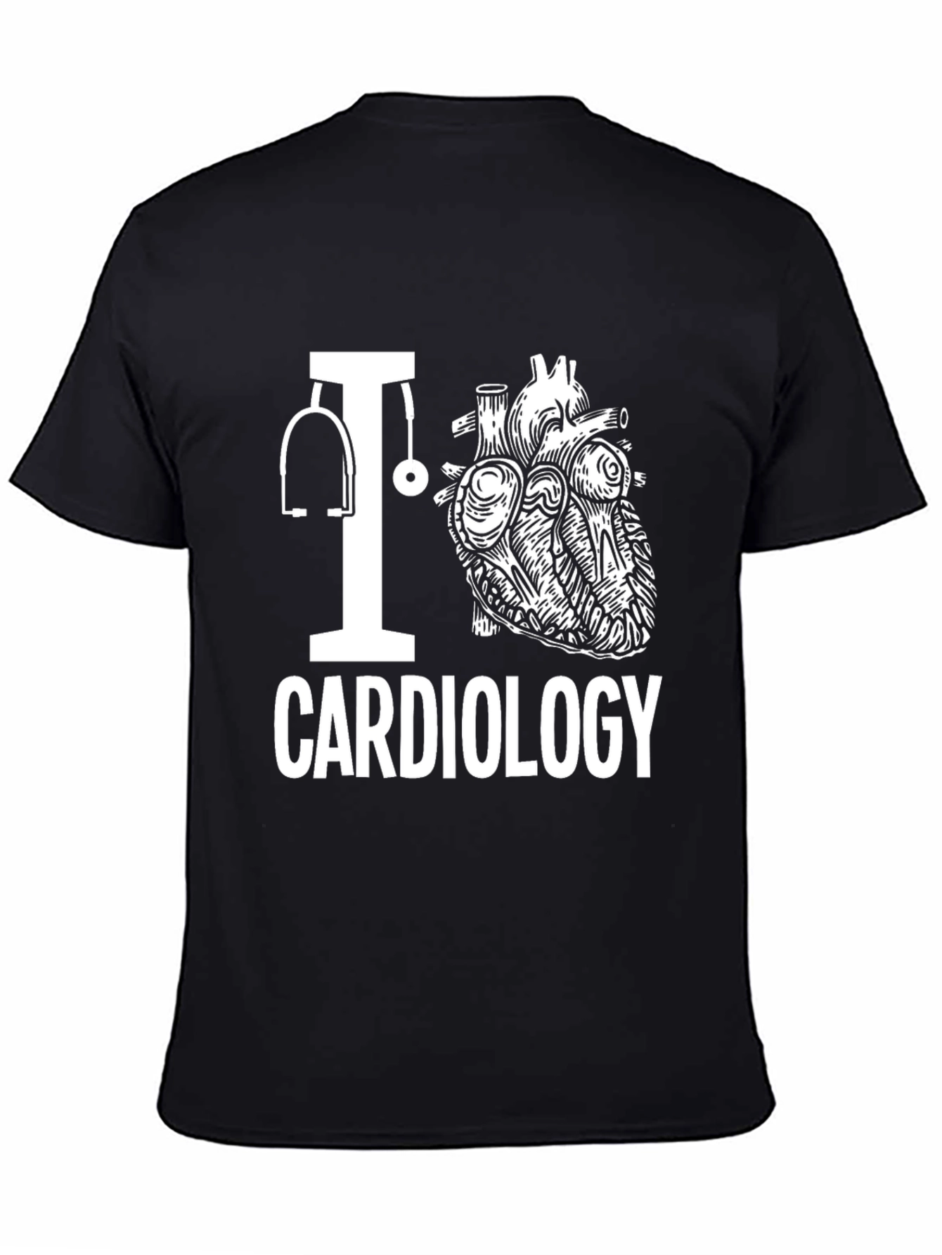 I Heart Cardiology T-Shirt - Medical Profession Tee