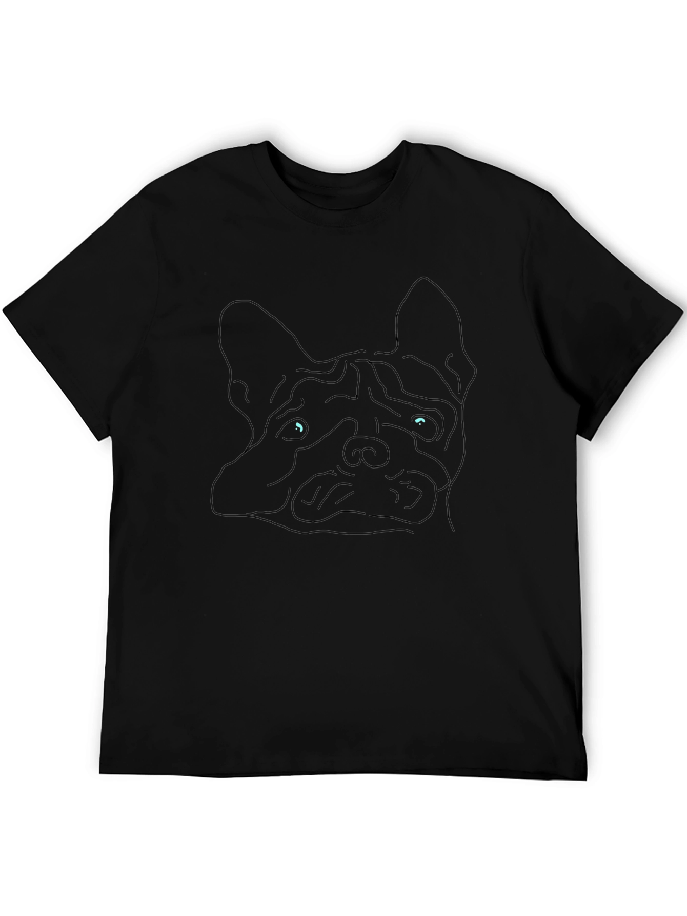 Black Dog Graphic T-Shirt - Stylish Casual Wear