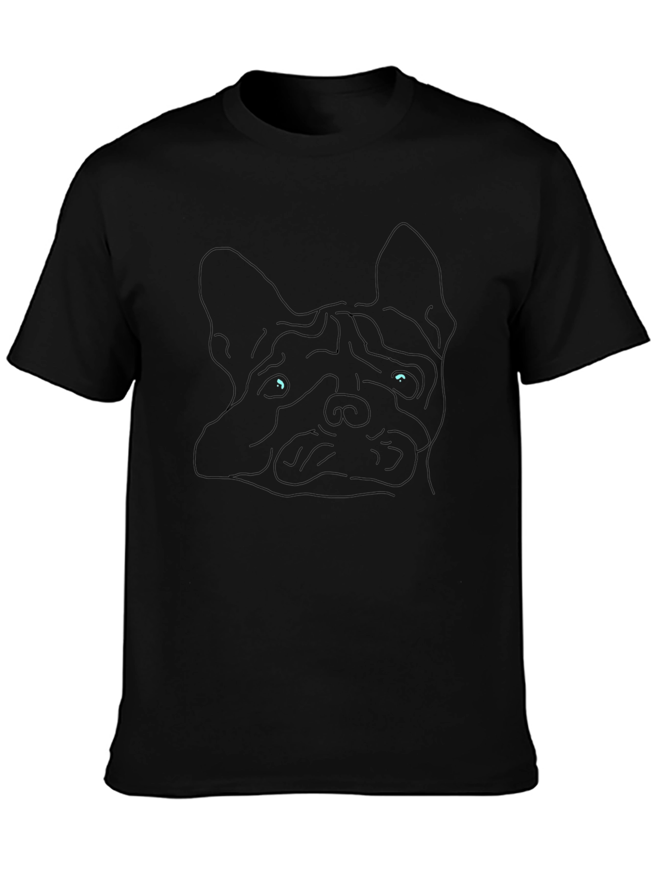 Black Dog Graphic T-Shirt - Stylish Casual Wear