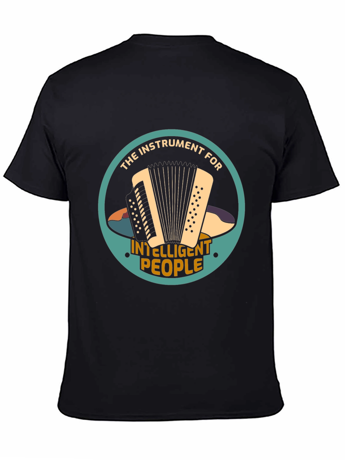 Accordion Instrument Intelligent People T-Shirt