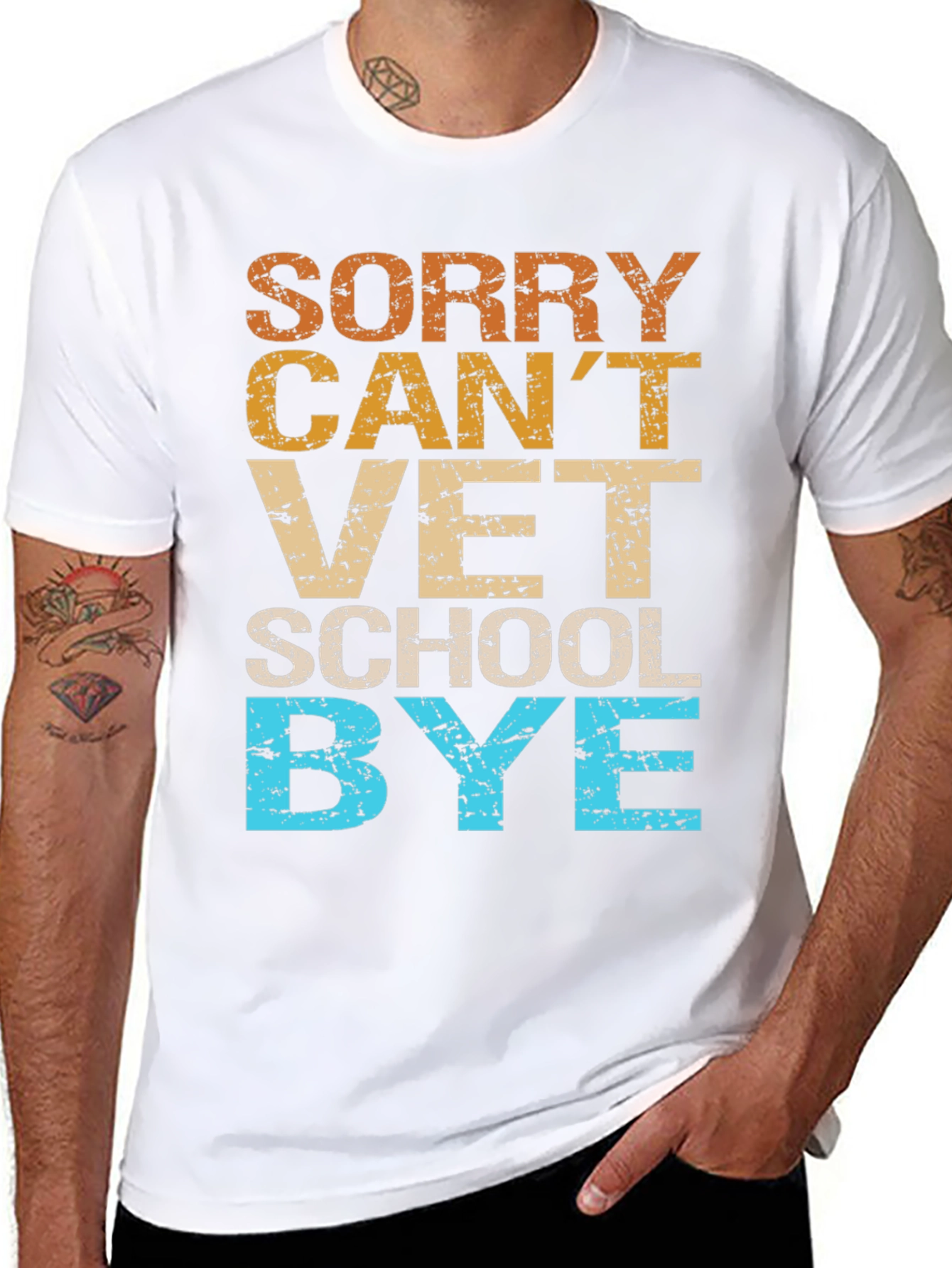 Sorry Cant Vet School Bye T-Shirt