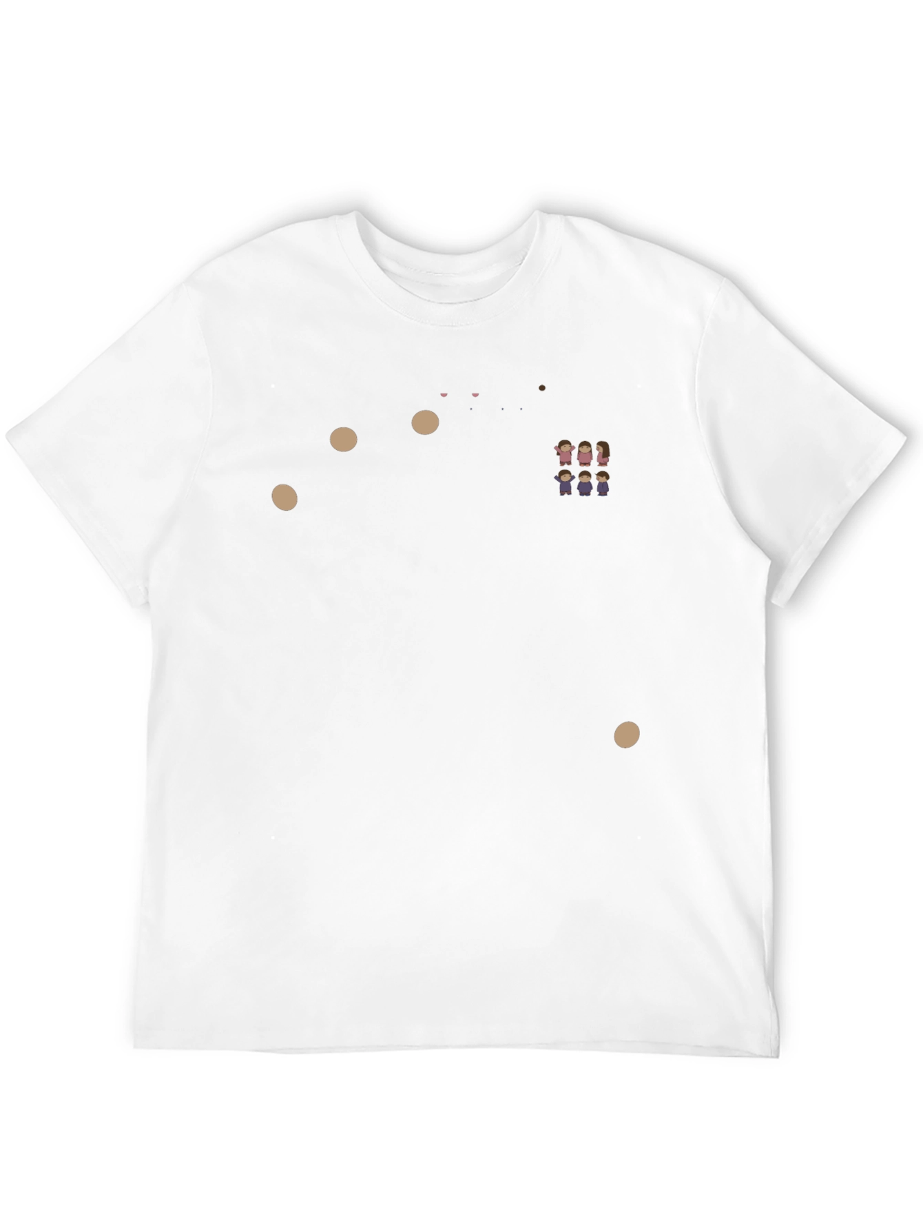 Black Crewneck T-Shirt with Graphic