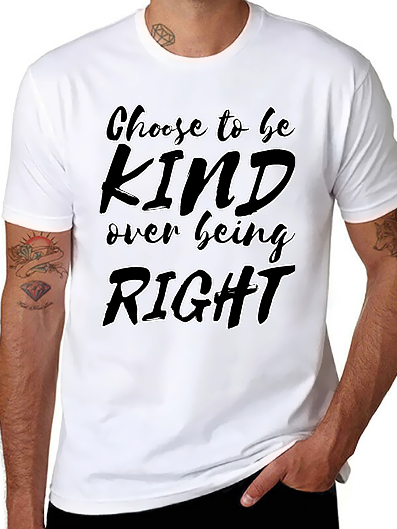 Choose to be Kind Graphic T-Shirt - Black