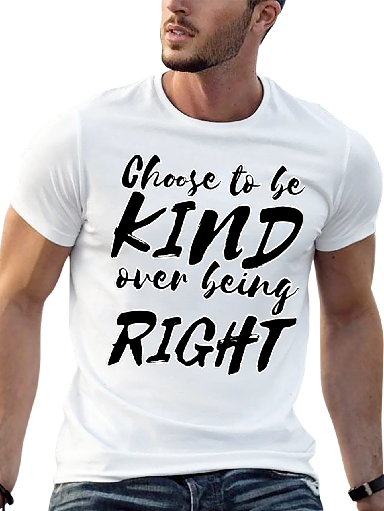 Choose to be Kind Graphic T-Shirt - Black