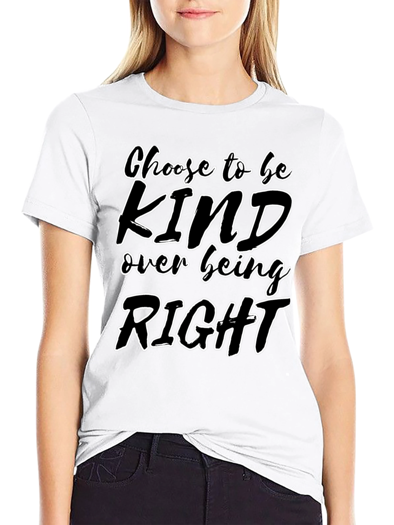 Choose to be Kind Graphic T-Shirt - Black