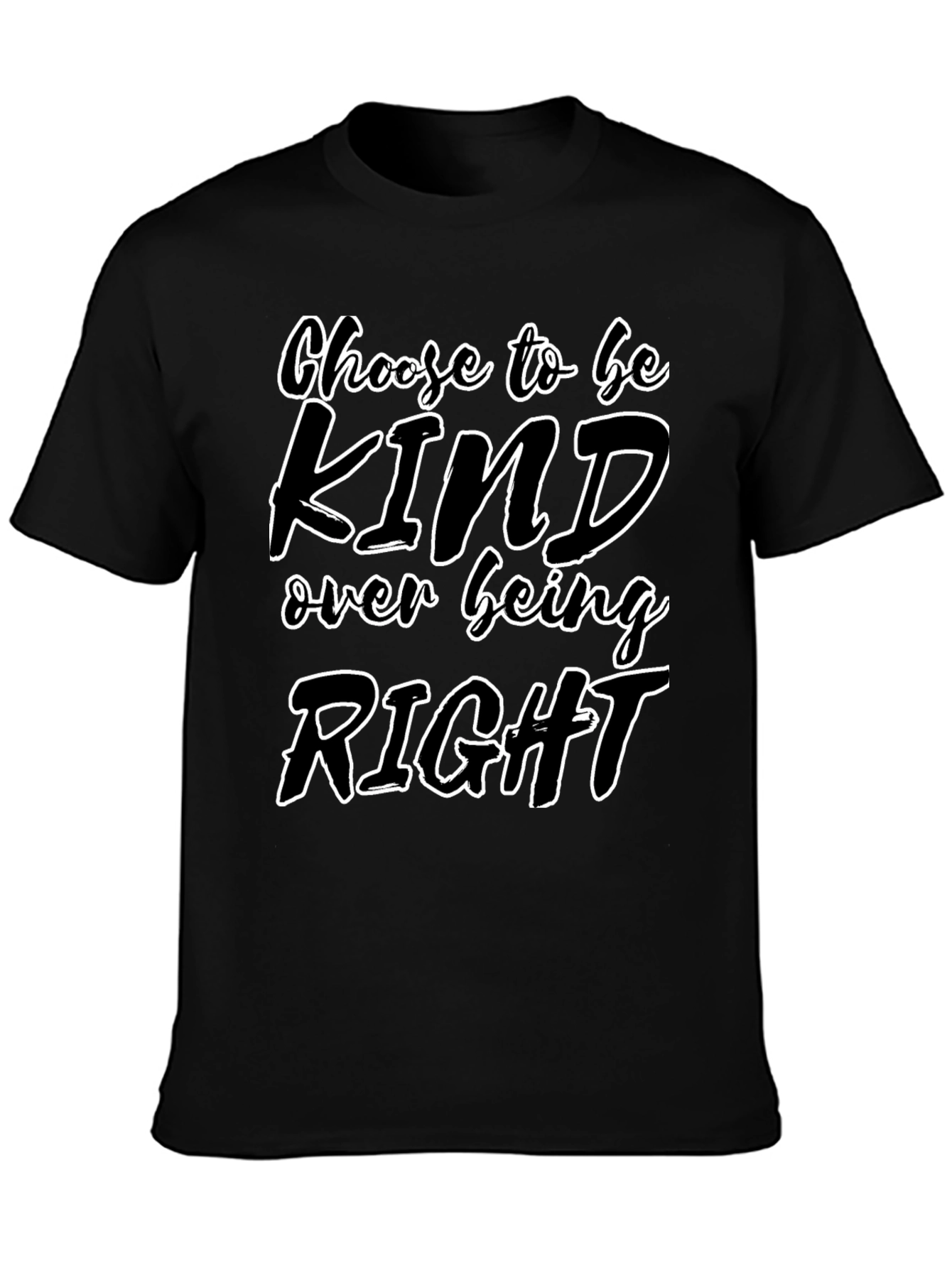 Choose to be Kind Graphic T-Shirt - Black