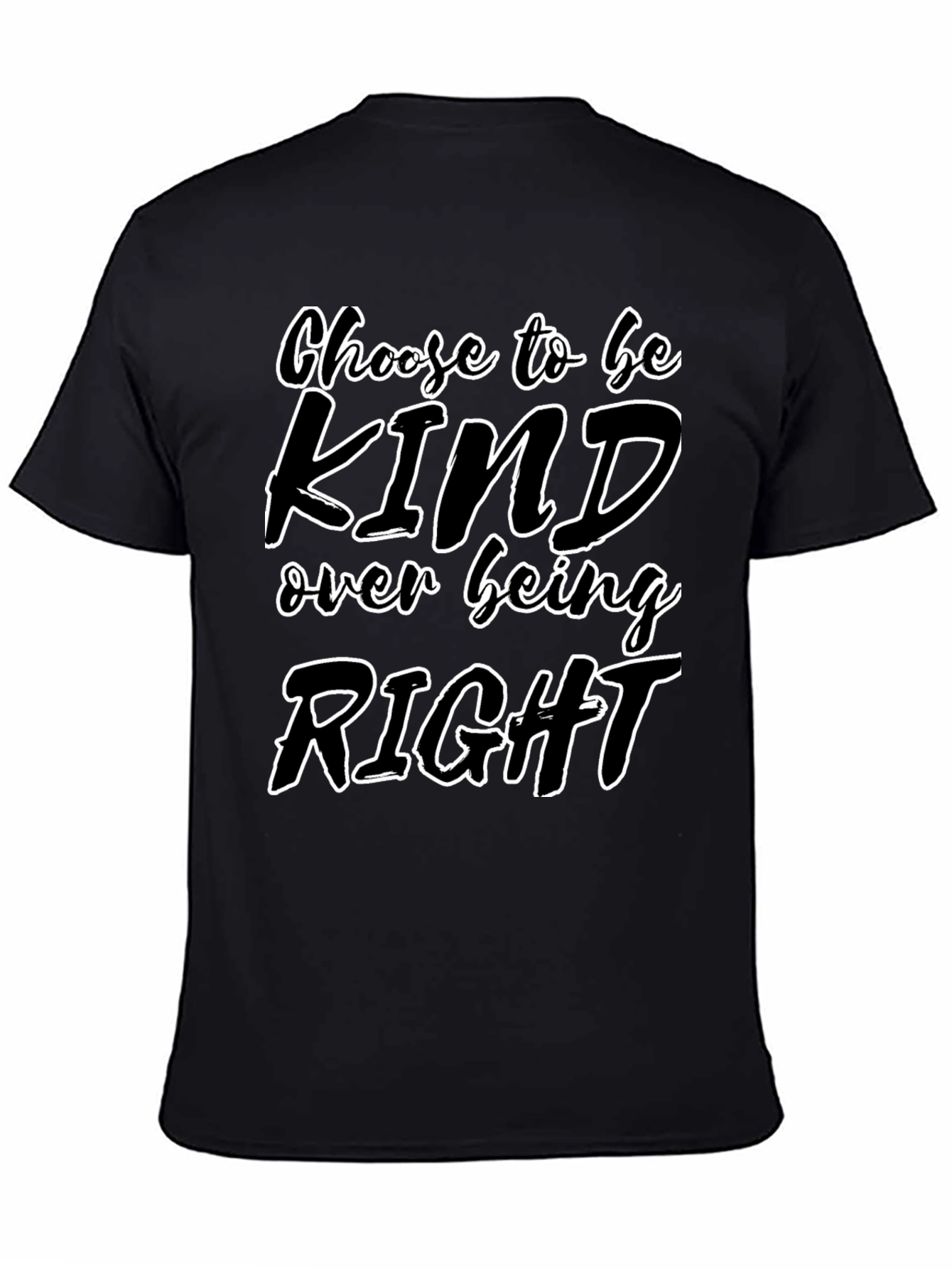 Choose to be Kind Graphic T-Shirt - Black